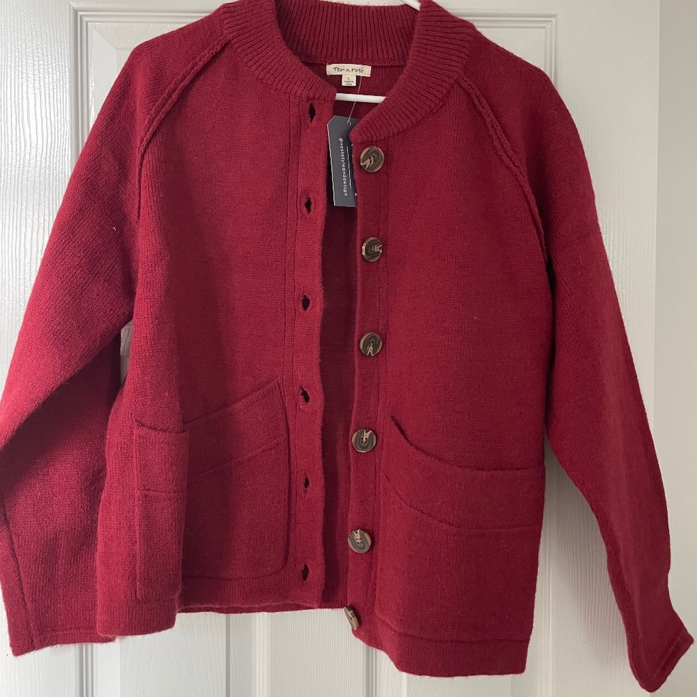 Button up sweater cardigan